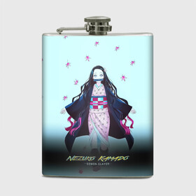Фляга с принтом Nezuko Kamado Demon Slayer в городе Новоалтайск, металлический корпус | емкость 0,22 л, размер 125 х 94 мм. Виниловая наклейка запечатывается полностью | Тематика изображения на принте: demon slayer | kamado | kimetsu no yaiba | nezuko | tanjiro | аниме | гию томиока | зеницу агацума | иноске хашибира | камадо | клинок | корзинная девочка | манга | музан кибуцуджи | незуко | рассекающий демонов | танджиро
