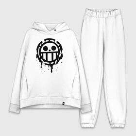 Женский костюм хлопок Oversize с принтом One Piece знак Пиратов Сердца черной краской в городе Новоалтайск,  |  | one piece | one piece art | аниме one piece | ван пис | ван писс | ван писс луфи | ванпис | вон п | зоро ван пис | зоро из аниме | зоррро ван пис | лофи | лоффи | луфи | луффи | луффи one piece | луффи арт | луффи ван пис