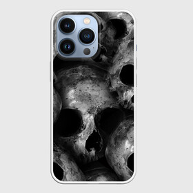 Чехол для iPhone 13 Pro с принтом Груда черепов в городе Новоалтайск,  |  | skull | башка | голова | кость | череп | черепа | черепушка