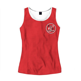 Женская майка 3D № 33 (Jamie Vardy) Fleetwood Town: в городе Новоалтайск, 100% полиэстер | круглая горловина, прямой силуэт, длина до линии бедра | jamie vardy | vdgerir | джейми варди