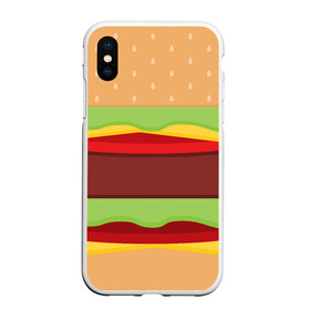 Чехол для iPhone XS Max матовый с принтом Бутерброд в городе Новоалтайск, Силикон | Область печати: задняя сторона чехла, без боковых панелей | background | burger | fast food | food | hamburger | sandwich | texture | будет | бургер | бутерброд | гамбургер | еда | текстура | фастфуд | фон