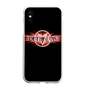 Чехол для iPhone XS Max матовый с принтом Dethklok в городе Новоалтайск, Силикон | Область печати: задняя сторона чехла, без боковых панелей | dethklok | metalocalypse | апокалипсис | вильям мердерфэйс | металл | металлапокалипсис | мульт | мультфильм | пиклз | рок группа | сквизгаард эксплоужен | токи вортуз