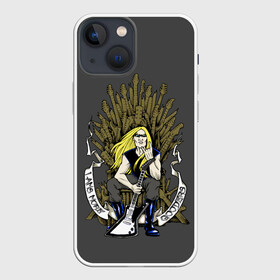 Чехол для iPhone 13 mini с принтом Skwisgaar Skwigelf в городе Новоалтайск,  |  | dethklok | metalocalypse | апокалипсис | вильям мердерфэйс | металл | металлапокалипсис | мульт | мультфильм | пиклз | рок группа | сквизгаард эксплоужен | токи вортуз