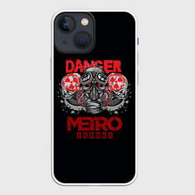 Чехол для iPhone 13 mini с принтом Metro противогаз в городе Новоалтайск,  |  | 2033 | exodus | metro | metro 2033 | metro exodus | stalker | апокалипсис | диггер | дигеры | метро | разрушка | эпидемия