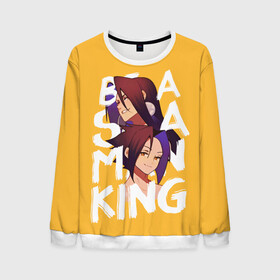 Мужской свитшот 3D с принтом Be a Shaman King в городе Новоалтайск, 100% полиэстер с мягким внутренним слоем | круглый вырез горловины, мягкая резинка на манжетах и поясе, свободная посадка по фигуре | anna | asakura | asakura anna | asakura hao | asakura yoh | hao | ren | shaman | shaman king | soulб | yoh | аниме | анна | дух | духи | йо | рен | хао | шаман | шаман кинг | шаманы