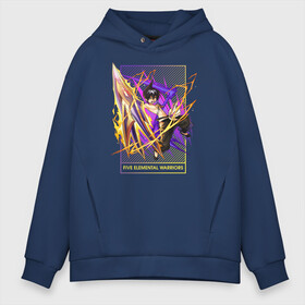 Мужское худи Oversize хлопок с принтом Five elemental warriors Tao в городе Новоалтайск, френч-терри — 70% хлопок, 30% полиэстер. Мягкий теплый начес внутри —100% хлопок | боковые карманы, эластичные манжеты и нижняя кромка, капюшон на магнитной кнопке | Тематика изображения на принте: anna | asakura | asakura anna | asakura hao | asakura yoh | hao | ren | shaman | shaman king | soulб | yoh | аниме | анна | дух | духи | йо | рен | хао | шаман | шаман кинг | шаманы