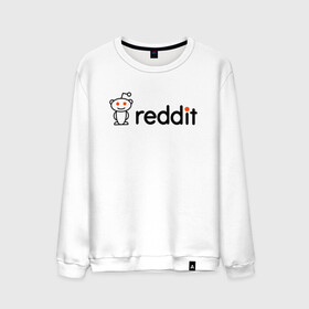 Мужской свитшот хлопок с принтом REDDIT / РЕДДИТ / ЛОГОТИП в городе Новоалтайск, 100% хлопок |  | Тематика изображения на принте: forum | logo. | memeeconomy | memes | reddit | the button | лого | логотип | мемы | реддит | редит | социальная сеть | тайный санта | форум
