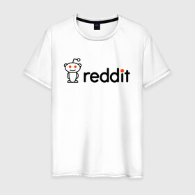 Мужская футболка хлопок с принтом REDDIT / РЕДДИТ / ЛОГОТИП в городе Новоалтайск, 100% хлопок | прямой крой, круглый вырез горловины, длина до линии бедер, слегка спущенное плечо. | Тематика изображения на принте: forum | logo. | memeeconomy | memes | reddit | the button | лого | логотип | мемы | реддит | редит | социальная сеть | тайный санта | форум