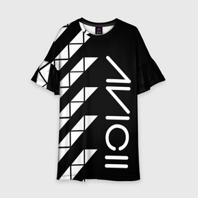 Детское платье 3D с принтом AVICII ГЕОМЕТРИЯ в городе Новоалтайск, 100% полиэстер | прямой силуэт, чуть расширенный к низу. Круглая горловина, на рукавах — воланы | Тематика изображения на принте: avicii | beatport | club | dj | edm | electro | eq | house | levels | music | production | radio | techno | top | trance | ависи | авичи | дискотека | звезда | клуб | музыка | музыкант | продюссер | радио | фестиваль | швеция | эквалайзер
