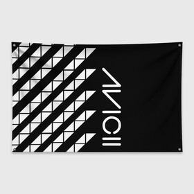 Флаг-баннер с принтом AVICII ГЕОМЕТРИЯ в городе Новоалтайск, 100% полиэстер | размер 67 х 109 см, плотность ткани — 95 г/м2; по краям флага есть четыре люверса для крепления | avicii | beatport | club | dj | edm | electro | eq | house | levels | music | production | radio | techno | top | trance | ависи | авичи | дискотека | звезда | клуб | музыка | музыкант | продюссер | радио | фестиваль | швеция | эквалайзер
