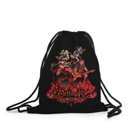 Рюкзак-мешок 3D с принтом Dethklok concert в городе Новоалтайск, 100% полиэстер | плотность ткани — 200 г/м2, размер — 35 х 45 см; лямки — толстые шнурки, застежка на шнуровке, без карманов и подкладки | dethklok | metalocalypse | апокалипсис | вильям мердерфэйс | металл | металлапокалипсис | мульт | мультфильм | пиклз | рок группа | сквизгаард эксплоужен | токи вортуз
