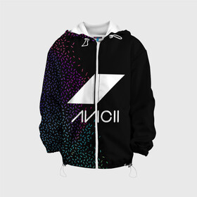 Детская куртка 3D с принтом AVICII | RAINBOW STYLE в городе Новоалтайск, 100% полиэстер | застежка — молния, подол и капюшон оформлены резинкой с фиксаторами, по бокам — два кармана без застежек, один потайной карман на груди, плотность верхнего слоя — 90 г/м2; плотность флисового подклада — 260 г/м2 | avicii | beatport | club | dj | edm | electro | eq | house | levels | music | production | radio | techno | top | trance | ависи | авичи | дискотека | звезда | клуб | музыка | музыкант | продюссер | радио | фестиваль | швеция | эквалайзер