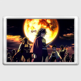 Магнит 45*70 с принтом Demon Slayer: Kimetsu no Yaiba в городе Новоалтайск, Пластик | Размер: 78*52 мм; Размер печати: 70*45 | Тематика изображения на принте: demon slayer | kamado | kimetsu no yaiba | nezuko | tanjiro | аниме | гию томиока | зеницу агацума | иноске хашибира | камадо | клинок | корзинная девочка | манга | музан кибуцуджи | незуко | рассекающий демонов | танджиро