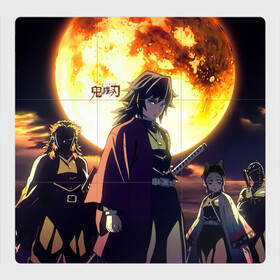 Магнитный плакат 3Х3 с принтом Demon Slayer: Kimetsu no Yaiba в городе Новоалтайск, Полимерный материал с магнитным слоем | 9 деталей размером 9*9 см | demon slayer | kamado | kimetsu no yaiba | nezuko | tanjiro | аниме | гию томиока | зеницу агацума | иноске хашибира | камадо | клинок | корзинная девочка | манга | музан кибуцуджи | незуко | рассекающий демонов | танджиро