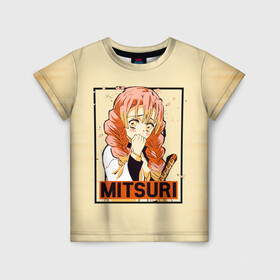 Детская футболка 3D с принтом Mitsuri Kanroji | Kimetsu no Yaiba в городе Новоалтайск, 100% гипоаллергенный полиэфир | прямой крой, круглый вырез горловины, длина до линии бедер, чуть спущенное плечо, ткань немного тянется | demon slayer | kamado | kimetsu no yaiba | nezuko | tanjiro | аниме | гию томиока | зеницу агацума | иноске хашибира | камадо | клинок | корзинная девочка | манга | музан кибуцуджи | незуко | рассекающий демонов | танджиро