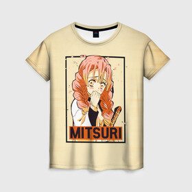 Женская футболка 3D с принтом Mitsuri Kanroji | Kimetsu no Yaiba в городе Новоалтайск, 100% полиэфир ( синтетическое хлопкоподобное полотно) | прямой крой, круглый вырез горловины, длина до линии бедер | demon slayer | kamado | kimetsu no yaiba | nezuko | tanjiro | аниме | гию томиока | зеницу агацума | иноске хашибира | камадо | клинок | корзинная девочка | манга | музан кибуцуджи | незуко | рассекающий демонов | танджиро