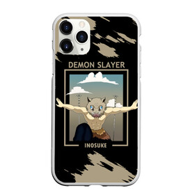 Чехол для iPhone 11 Pro матовый с принтом DEMON SLAYER INOSUKE в городе Новоалтайск, Силикон |  | demon slayer | kamado | kimetsu no yaiba | nezuko | tanjiro | аниме | гию томиока | зеницу агацума | иноске хашибира | камадо | клинок | корзинная девочка | манга | музан кибуцуджи | незуко | рассекающий демонов | танджиро