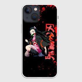 Чехол для iPhone 13 mini с принтом Незуко Камадо Kimetsu no Yaiba в городе Новоалтайск,  |  | Тематика изображения на принте: demon slayer | kamado | kimetsu no yaiba | nezuko | tanjiro | аниме | гию томиока | зеницу агацума | иноске хашибира | камадо | клинок | корзинная девочка | манга | музан кибуцуджи | незуко | рассекающий демонов | танджиро