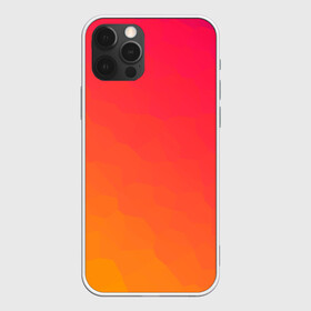 Чехол для iPhone 12 Pro Max с принтом Градиент (заря) в городе Новоалтайск, Силикон |  | градиент | жёлтый | заря | краски | красный