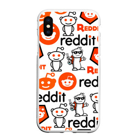 Чехол для iPhone XS Max матовый с принтом REDDIT / РЕДДИТ / ЛОГОБОМБИНГ в городе Новоалтайск, Силикон | Область печати: задняя сторона чехла, без боковых панелей | forum | logo | logobombing. | memeeconomy | memes | pattern | reddit | the button | лого | логобомбинг | логотип | мемы | подписчики | реддит | редит | сабреддит | социальная сеть | тайный санта | узор | форум