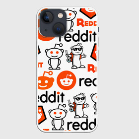 Чехол для iPhone 13 mini с принтом REDDIT   РЕДДИТ   ЛОГОБОМБИНГ в городе Новоалтайск,  |  | forum | logo | logobombing. | memeeconomy | memes | pattern | reddit | the button | лого | логобомбинг | логотип | мемы | подписчики | реддит | редит | сабреддит | социальная сеть | тайный санта | узор | форум