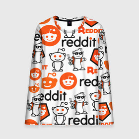 Мужской лонгслив 3D с принтом REDDIT / РЕДДИТ / ЛОГОБОМБИНГ в городе Новоалтайск, 100% полиэстер | длинные рукава, круглый вырез горловины, полуприлегающий силуэт | Тематика изображения на принте: forum | logo | logobombing. | memeeconomy | memes | pattern | reddit | the button | лого | логобомбинг | логотип | мемы | подписчики | реддит | редит | сабреддит | социальная сеть | тайный санта | узор | форум
