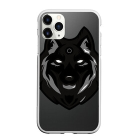Чехол для iPhone 11 Pro матовый с принтом Демон волк в городе Новоалтайск, Силикон |  | Тематика изображения на принте: волк | зверь | серый | тьма | хищник | чёрный