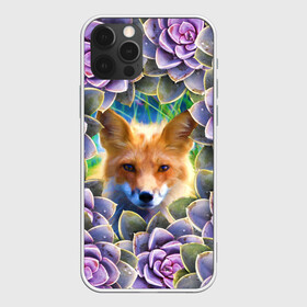 Чехол для iPhone 12 Pro Max Лиса среди цветов: в городе Новоалтайск, Силикон | | flower | flowers | fox | лиса | лисичка | цветок | цветы