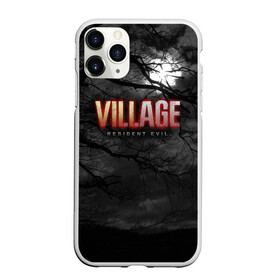 Чехол для iPhone 11 Pro матовый с принтом Resident Evil: Village $$$ в городе Новоалтайск, Силикон |  | alsina dimitrieska | darkness | game | inscription resident evil: village | moon | print resident evil: village | village | альсина димитриеска | деревня | игра | луна | надпись resident evil: village | принт resident evil: village | тьма