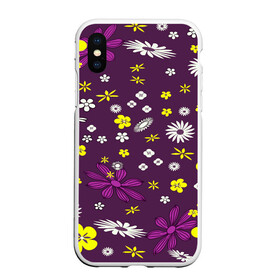 Чехол для iPhone XS Max матовый с принтом Цвета цветов дизайн в городе Новоалтайск, Силикон | Область печати: задняя сторона чехла, без боковых панелей | colorful | colors | design | floral | flowers | дизайн | красочные | цвета | цветочный | цветы
