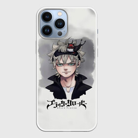Чехол для iPhone 13 Pro Max с принтом Аста и Секре Чёрный клевер в городе Новоалтайск,  |  | Тематика изображения на принте: asta | black bulls | black clover | quartet knights | yuno | акума | аниме | аста | блэк кловер | буракку куро:ба | демон | королевство клевера | король магов | лихт | магна | манга | пятилистник | черный бык | чёрный клев