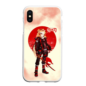 Чехол для iPhone XS Max матовый с принтом Кенджиро Ренгоку Kimetsu no Yaiba в городе Новоалтайск, Силикон | Область печати: задняя сторона чехла, без боковых панелей | demon slayer | kamado | kimetsu no yaiba | nezuko | tanjiro | аниме | гию томиока | зеницу агацума | иноске хашибира | камадо | клинок | корзинная девочка | манга | музан кибуцуджи | незуко | рассекающий демонов | танджиро