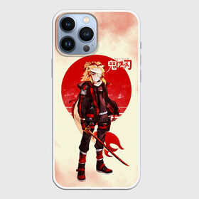 Чехол для iPhone 13 Pro Max с принтом Кенджиро Ренгоку Kimetsu no Yaiba в городе Новоалтайск,  |  | Тематика изображения на принте: demon slayer | kamado | kimetsu no yaiba | nezuko | tanjiro | аниме | гию томиока | зеницу агацума | иноске хашибира | камадо | клинок | корзинная девочка | манга | музан кибуцуджи | незуко | рассекающий демонов | танджиро