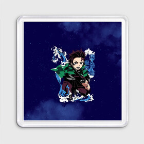 Магнит 55*55 с принтом Танджиро Камадо Kimetsu no Yaiba в городе Новоалтайск, Пластик | Размер: 65*65 мм; Размер печати: 55*55 мм | Тематика изображения на принте: demon slayer | kamado | kimetsu no yaiba | nezuko | tanjiro | аниме | гию томиока | зеницу агацума | иноске хашибира | камадо | клинок | корзинная девочка | манга | музан кибуцуджи | незуко | рассекающий демонов | танджиро
