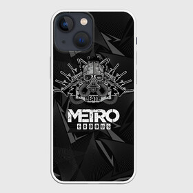 Чехол для iPhone 13 mini с принтом Metro противогаз в городе Новоалтайск,  |  | 2033 | exodus | metro | metro 2033 | metro exodus | stalker | апокалипсис | диггер | дигеры | метро | разрушка | эпидемия