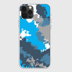 Чехол для iPhone 12 Pro Max с принтом Камуфляж (ледяной) в городе Новоалтайск, Силикон |  | камуфляж | ледяной | милитари | мороз | синий | холод
