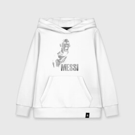 Детская толстовка хлопок с принтом Messi Scream в городе Новоалтайск, 100% хлопок | Круглый горловой вырез, эластичные манжеты, пояс, капюшен | argentina | barca | barcelona | football | lionel | messi | spain | sport | аргентина | барса | барселона | гол | золотой мяч | игрок | испания | камп ноу | лионель | месси | мяч | спорт | тренер | футбол | чемпион | чемпионат