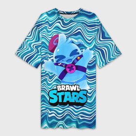 Платье-футболка 3D с принтом Сквик Squeak Brawl Stars в городе Новоалтайск,  |  | bele | belle | brawl | brawl stars | brawlstars | brawl_stars | squeak | белле | белль | бель | бравл | бравлстарс | писк | сквик