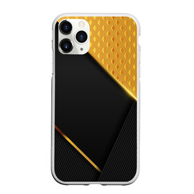 Чехол для iPhone 11 Pro Max матовый с принтом 3D BLACK & GOLD в городе Новоалтайск, Силикон |  | Тематика изображения на принте: 3d | 3д | gold | абстракция | золото | паттерн | соты | текстуры