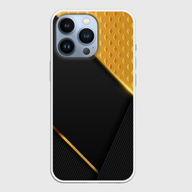 Чехол для iPhone 13 Pro с принтом 3D BLACK  GOLD в городе Новоалтайск,  |  | Тематика изображения на принте: 3d | 3д | gold | абстракция | золото | паттерн | соты | текстуры