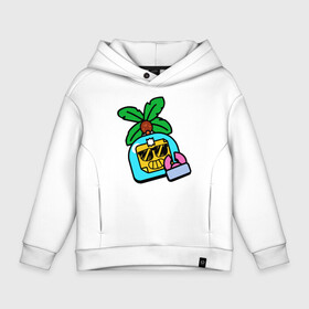 Детское худи Oversize хлопок с принтом SPROUT (ICON) 1 в городе Новоалтайск, френч-терри — 70% хлопок, 30% полиэстер. Мягкий теплый начес внутри —100% хлопок | боковые карманы, эластичные манжеты и нижняя кромка, капюшон на магнитной кнопке | android | brawl | brawl stars | clash | game | stars | андроид | игра | мобильные игры