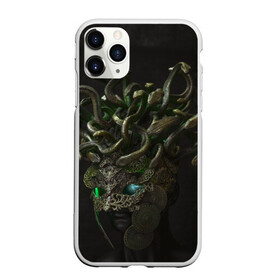 Чехол для iPhone 11 Pro Max матовый с принтом Медуза Горгона | Эвриала в городе Новоалтайск, Силикон |  | Тематика изображения на принте: горгона | змеи | медуза | медуза горгона | мифическое существо | эвриала
