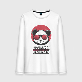 Мужской лонгслив хлопок с принтом Japan Kingdom of Pandas в городе Новоалтайск, 100% хлопок |  | art | japanese | panda | retro look | style | vintage look | арт | винтаж | винтажный стиль | кингдом | королевство | королевство панд | крутая панда в очках | панда | пандочка | ретро стиль | рисунок панды | япония | 