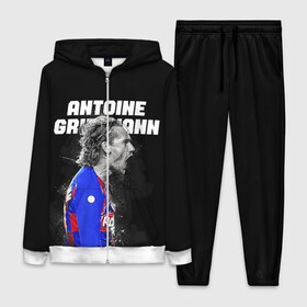 Женский костюм 3D с принтом ANTOINE GRIEZMANN   ГРИЗМАНН в городе Новоалтайск,  |  | antoine griezmann | barcelona | football | sport | антуан гризманн | барселона | номер 7 | сборная франции | спорт | футбол | черный.