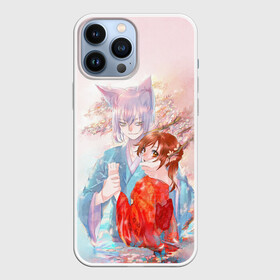 Чехол для iPhone 13 Pro Max с принтом Томоэ и Нанами в городе Новоалтайск,  |  | akura | kamisama kiss | kitsune | mizuki | nanami | tomoe | yokai | акура | аниме | бог | боги | демон лис | демоны | ёкай | змея | йокай | кицуне | лис | мидзуки | мизуки | нанами | неко | очень приятно бог | томое | томоэ
