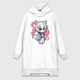Платье-худи хлопок с принтом Chibi Tomoe в городе Новоалтайск,  |  | akura | kamisama kiss | kitsune | mizuki | nanami | tomoe | yokai | акура | аниме | бог | боги | демон лис | демоны | ёкай | змея | йокай | кицуне | лис | мидзуки | мизуки | нанами | неко | очень приятно бог | томое | томоэ