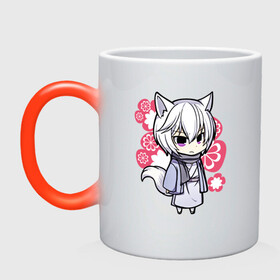 Кружка хамелеон с принтом Chibi Tomoe в городе Новоалтайск, керамика | меняет цвет при нагревании, емкость 330 мл | Тематика изображения на принте: akura | kamisama kiss | kitsune | mizuki | nanami | tomoe | yokai | акура | аниме | бог | боги | демон лис | демоны | ёкай | змея | йокай | кицуне | лис | мидзуки | мизуки | нанами | неко | очень приятно бог | томое | томоэ