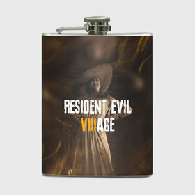 Фляга с принтом RESIDENT EVIL VILLAGE | ЛЕДИ ДИМИТРЕСКУ (Z) в городе Новоалтайск, металлический корпус | емкость 0,22 л, размер 125 х 94 мм. Виниловая наклейка запечатывается полностью | horror | resident evil | resident evil 8 | village | демитреска | деревня | димитреску | леди димитреска | обитель зла | резидент эвил | ресидент евил | хоррор