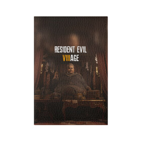 Обложка для паспорта матовая кожа с принтом RESIDENT EVIL VILLAGE | РЕ ДЕРЕВНЯ (Z) в городе Новоалтайск, натуральная матовая кожа | размер 19,3 х 13,7 см; прозрачные пластиковые крепления | horror | resident evil | resident evil 8 | village | демитреска | деревня | леди димитреска | обитель зла | резидент эвил | ресидент евил | хоррор