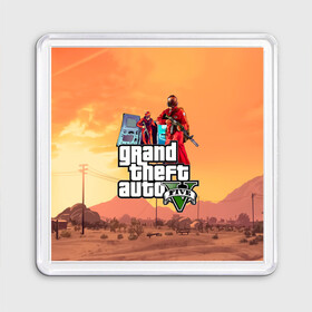 Магнит 55*55 с принтом Грабители в масках GTA V в городе Новоалтайск, Пластик | Размер: 65*65 мм; Размер печати: 55*55 мм | Тематика изображения на принте: 4 | 5 | five | games | grand theft auto | gta | gta v | los santos | online | rockstar | san andreas | великое авто воровство | гта | гташка | игры | логотип | лос сантос | майкл | мафия | ограбление | онлайн | пеф | рокстар | самп | сан андреас 